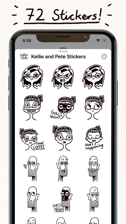 Kellie and Pete Sticker Pack