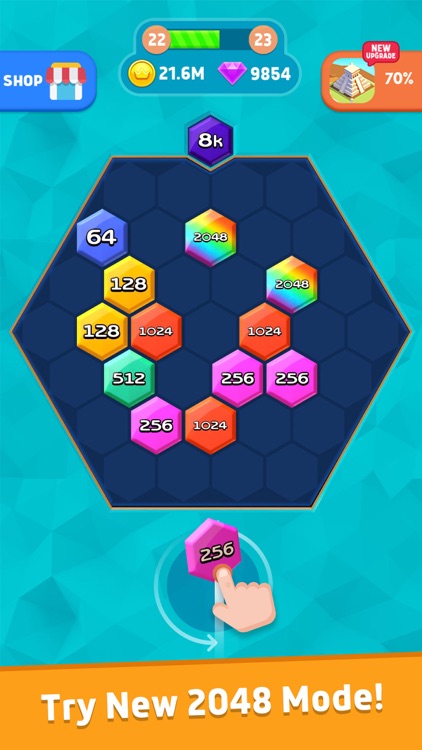 Merge Blast 3D - 2048 Plus screenshot-4