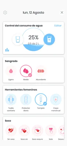 Capture 5 MIA - Calendario Menstrual iphone