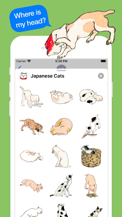Japanese Cat Stickers screenshot-3