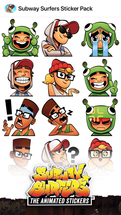 Subway Surfers Sticker Pack