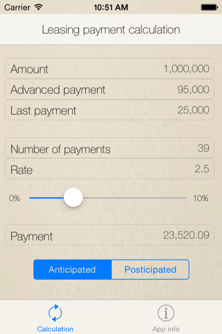 Leasing Calculators - náhled