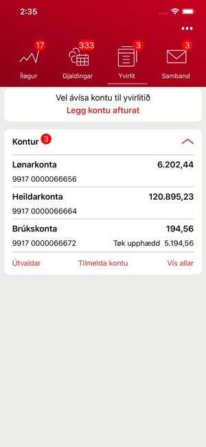 Norðoya Sparikassi Netbanki(圖2)-速報App