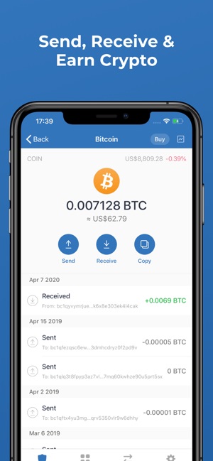 geriausia crypto exchange app