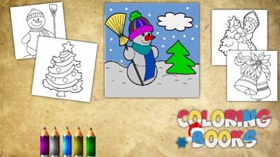 Christmas. Coloring books for kids screenshot 1