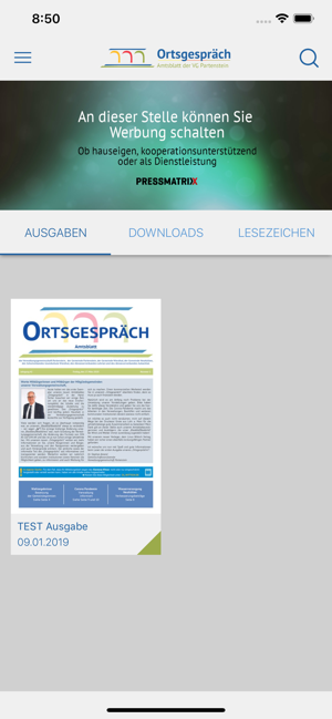 Ortsgespräch - VG Partenstein