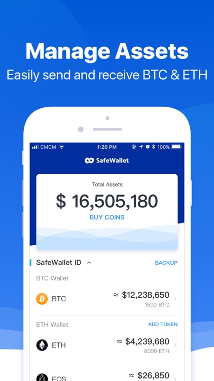 SafeWallet- Bitcoin & Ethereum