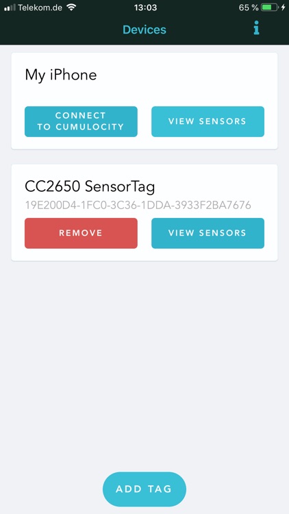 Cumulocity IoT Cloud Sensor