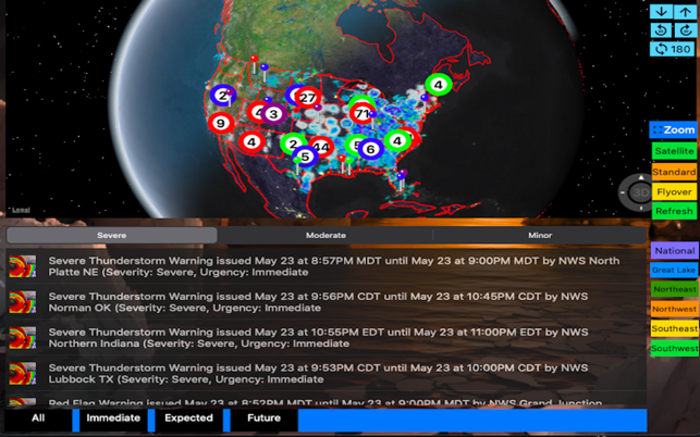 Instant NOAA Alerts 3D Elite(圖2)-速報App