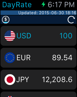 ‎DayRate Pro - 貨幣匯率換算機 Screenshot