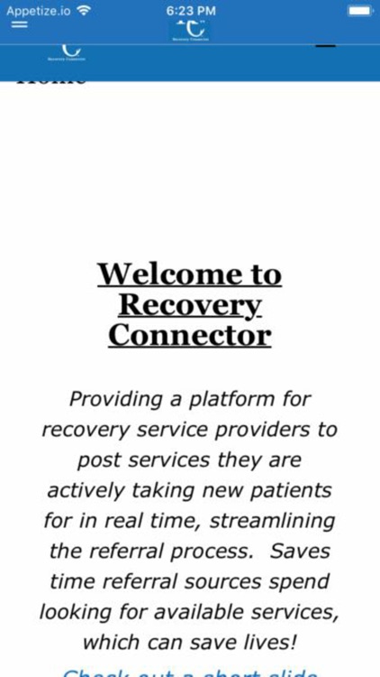 Recovery Connector