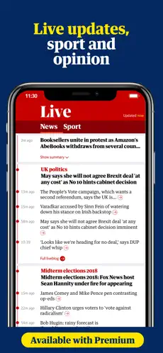 Imágen 3 The Guardian - Live World News iphone