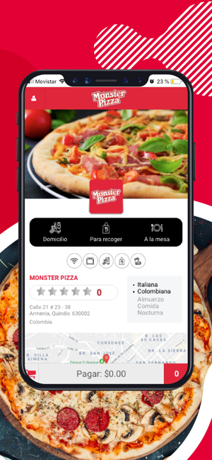 Monster pizza App