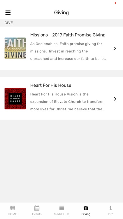 Elevate Church App