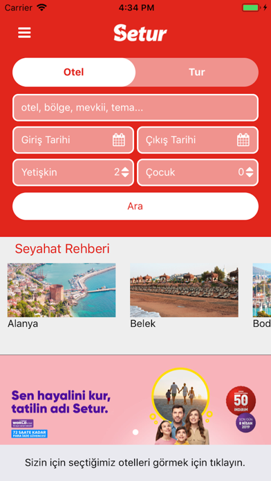 Setur – Otel, Tur, Tatil screenshot 2