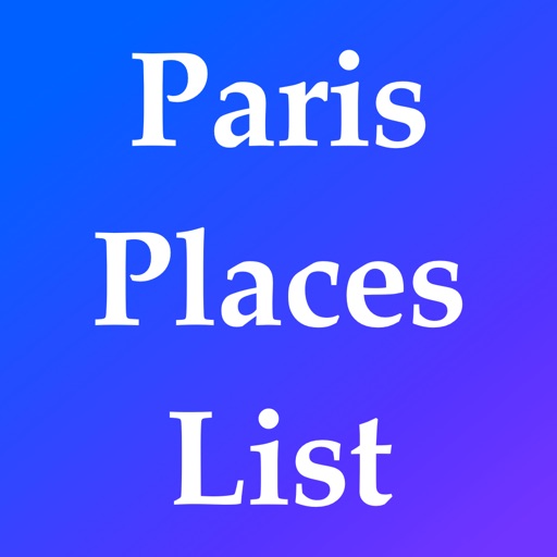 Paris Places List