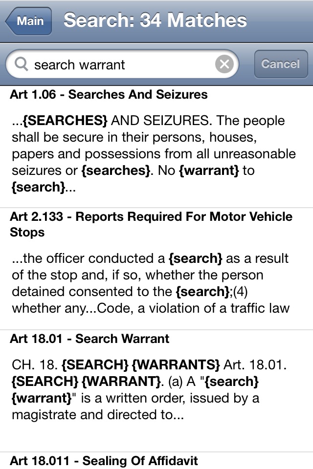 TX Code of Criminal Proc 2022 screenshot 2