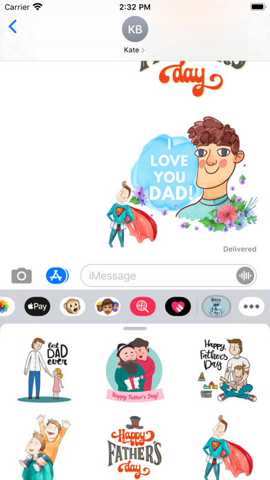 My Dear Father's Day Stickers screenshot 2