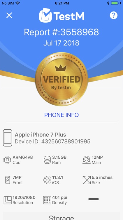 TestM - Check phone & Report screenshot-3