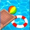 Roll the beach ball over the platforms, jump over gaps and land safely in the ring to complete each level