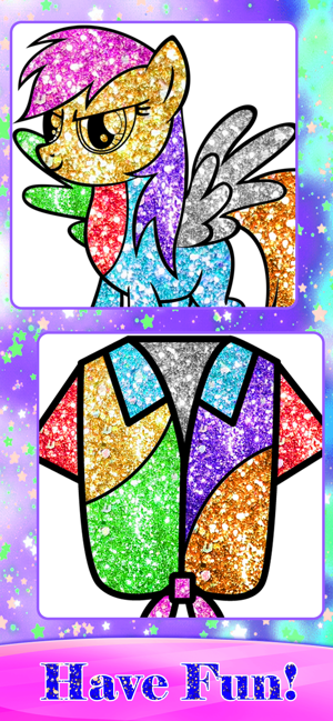 Glitter Fashion Art Coloring(圖7)-速報App