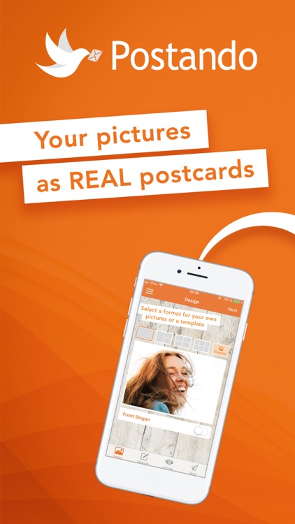 Postando Photo Postcard App