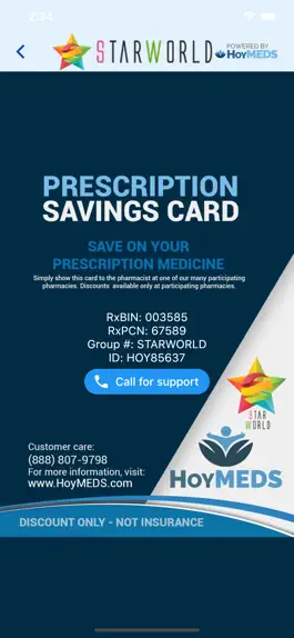 Game screenshot Starworld Medication Discount apk
