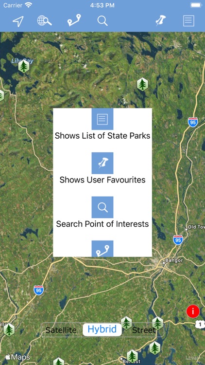 Maine State Parks map! screenshot-3