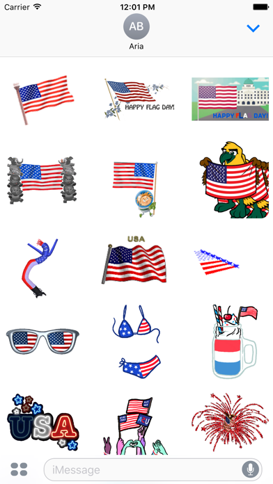 Animated Happy Flag Day USA screenshot 2