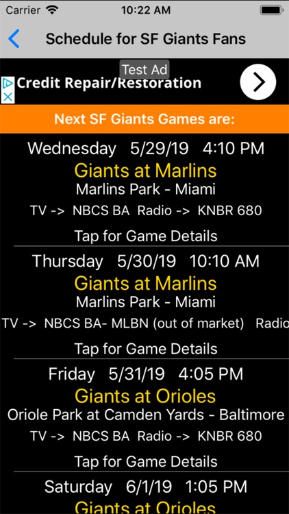Trivia Game for SF Giants fans