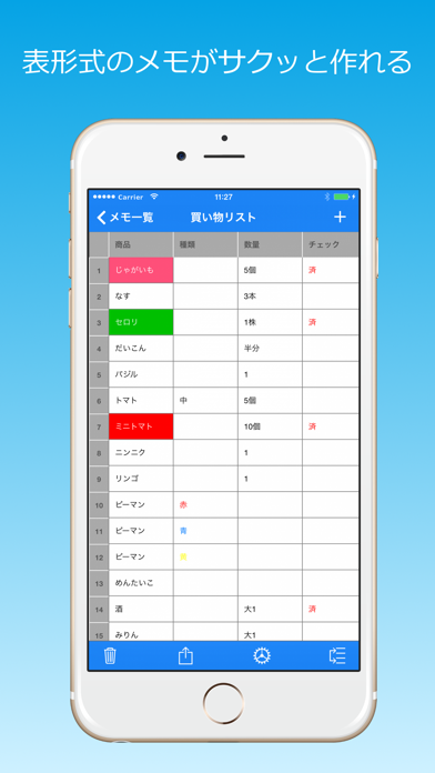 表メモ Iphoneアプリ Applion
