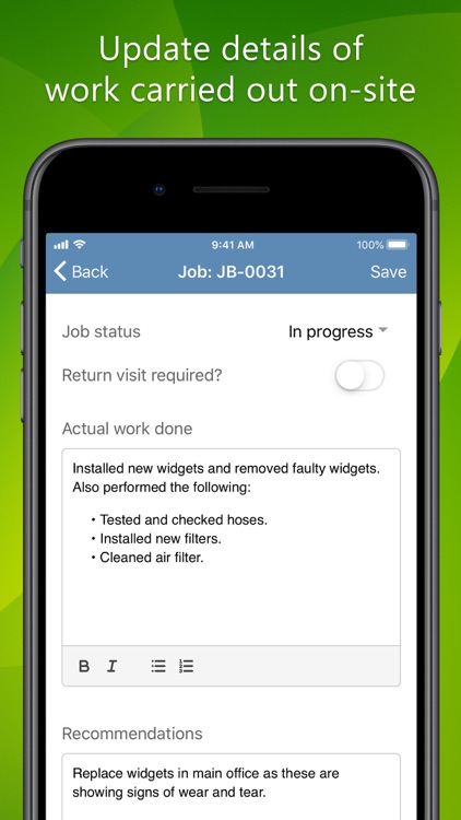 My Jobs - Job sheet app screenshot-4