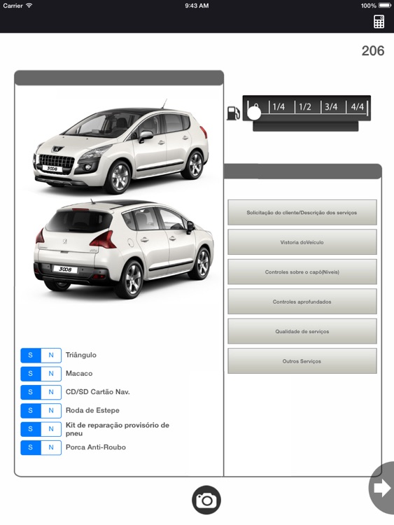 Checklist Peugeot - Atria