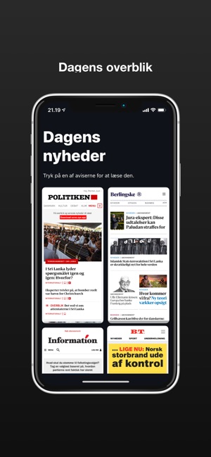 Danske nyheder - aviser