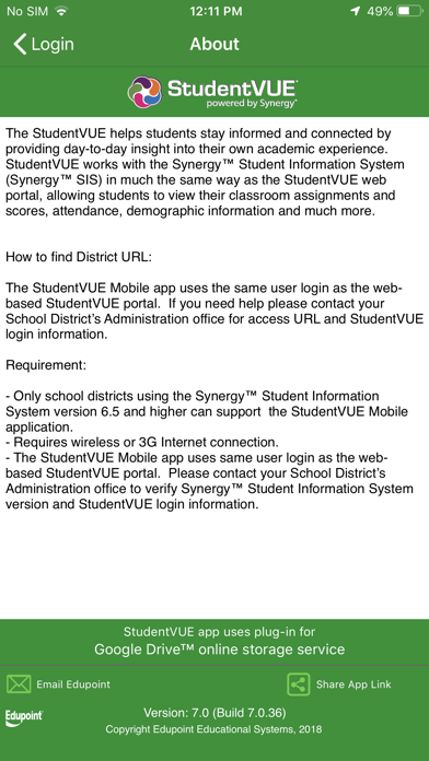 Studentvue review screenshots