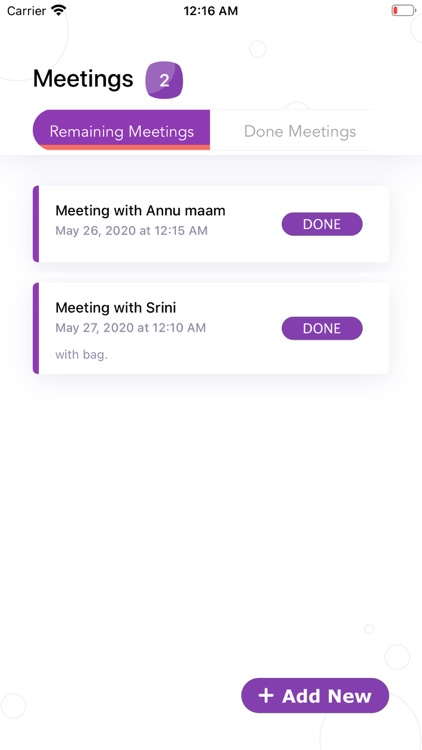 MeetingsPlanner