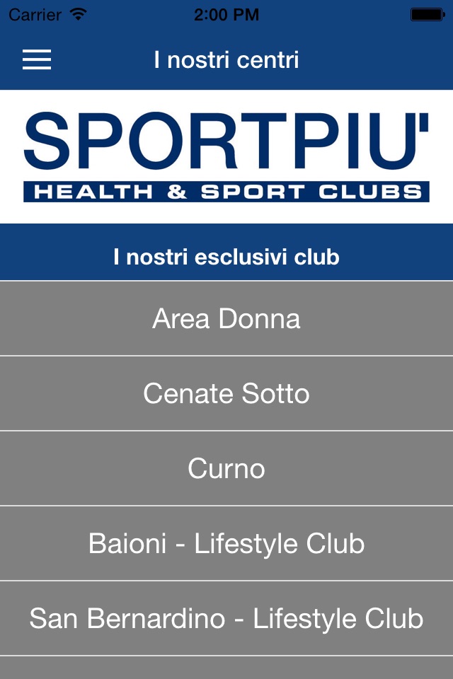 Sportpiù  Health e Sport Clubs screenshot 3