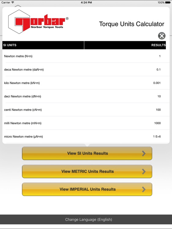 Torque Unit Calculator