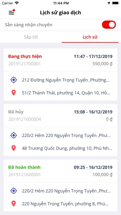 Taxi Tải Thuận Thành Driver