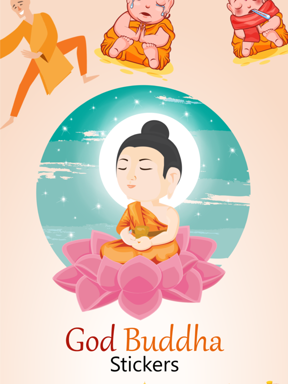 Buddha Stickers!のおすすめ画像1