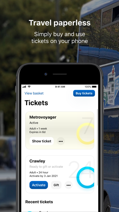 Metrobus: M-Tickets and info screenshot 2