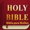 This app contains both "Old Testament" and "New Testament" in Portuguese