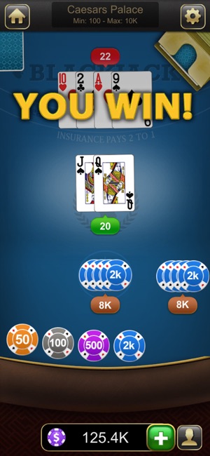 Blackjack Classic - Card Game(圖2)-速報App