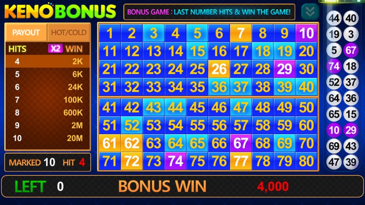 Keno Bonus : Third Eye Keno screenshot-3
