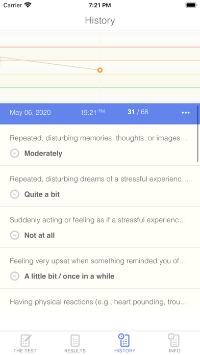 PTSD Test (PCL) screenshot 4