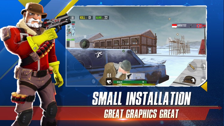 Winter Strike Battle Royale 3D