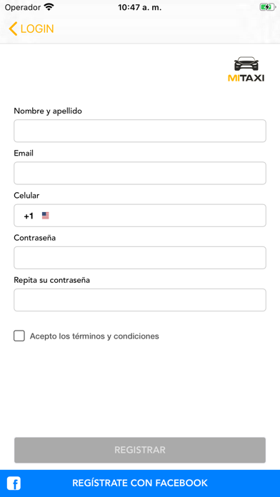Mi Taxi - Arequipa Cliente screenshot 2