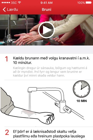 Skyndihjálp: Rauði krossinn screenshot 2