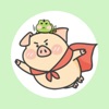 Piggy Duby&Frog Bady -Stickers