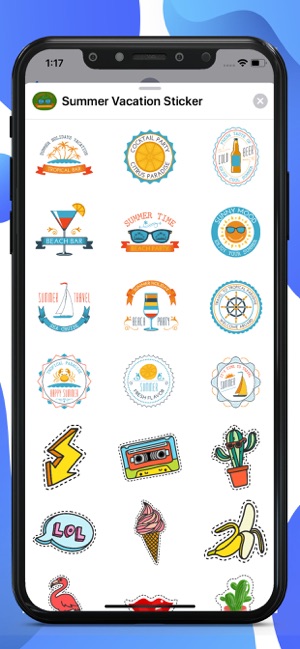 Summer Vacation Chill Stickers(圖1)-速報App